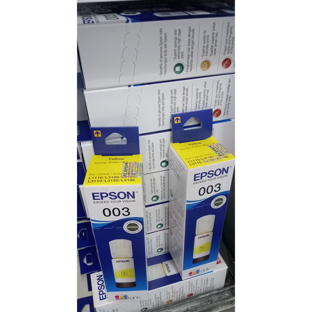 TINTA EPSON 003 YELLOW 65ml ORIGINAL