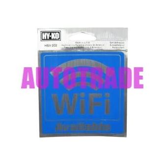 

HY-KO STIKER WIFI STICKER SIGN LABEL ANODIZED WIFI STIKER WIFI