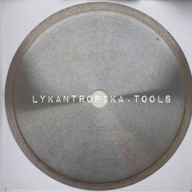 Diamond Cutting Wheel / Mata Pisau Potong Gurinda 10" Diamond Star untuk Batu Cincin / Akik
