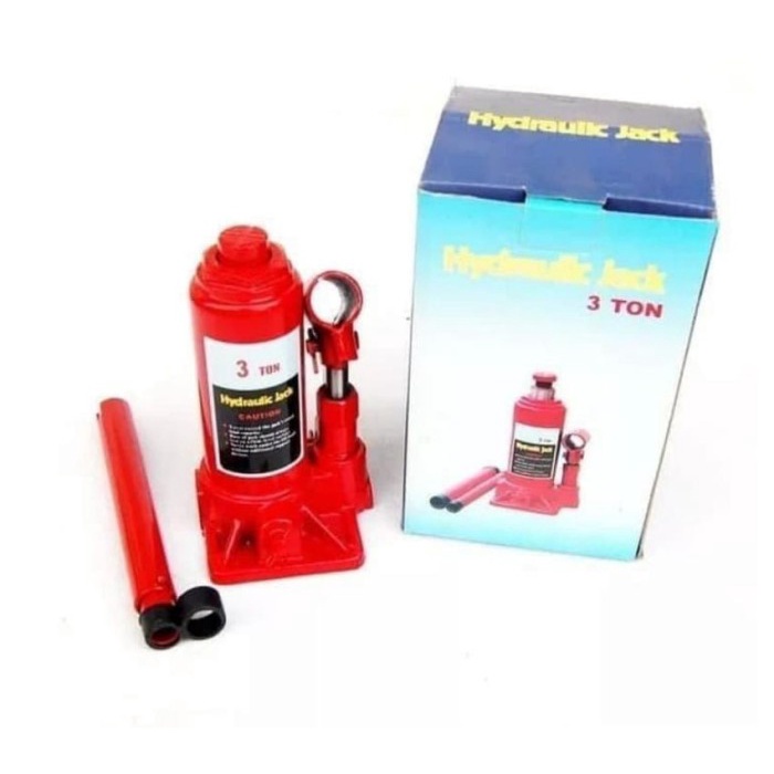 Dongkrak BOTOL 3 ton Mobil Universal Kuat Murah model HYDRAULIC JACK