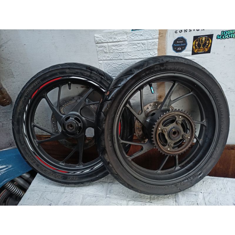 Velg original cb 150 r cbr 150r New facelift face lift ori copotan standar fullsystem fullset tingga