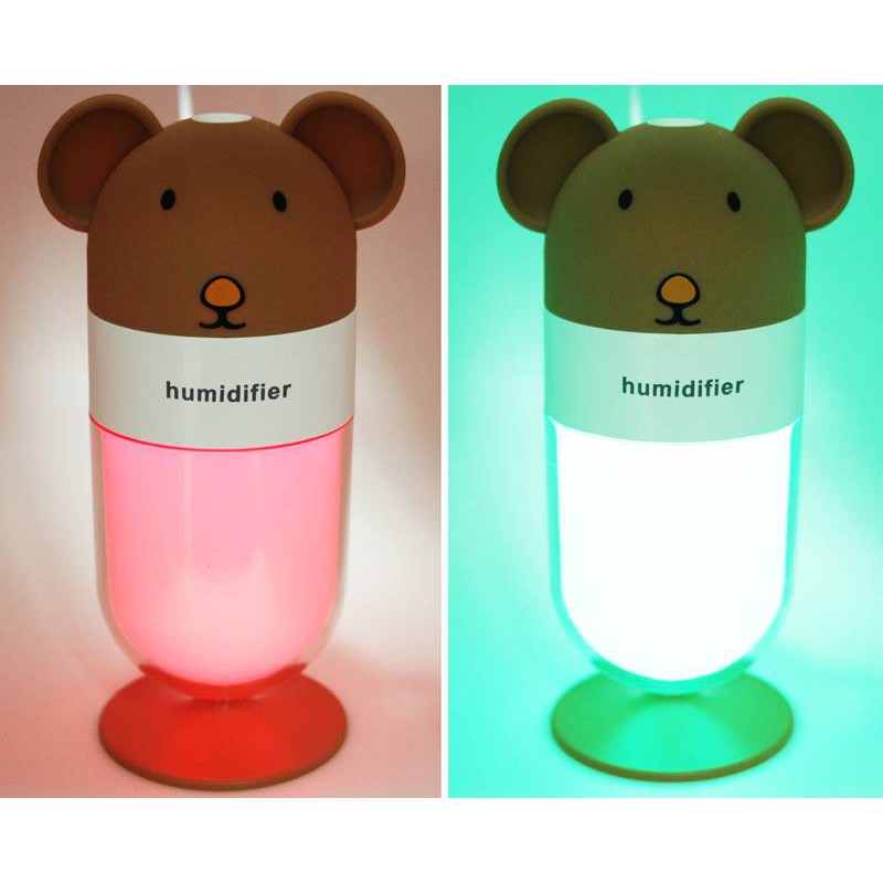 Usb Cute Mini Cartoon Pet Mouse Ultrasonic Humidifier Colorful  BD-830