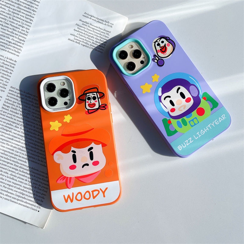 Case Pelindung Motif Print Kartun Toy Story Untuk IPhone 12 13 11 Pro Max X Xs Max Xr 7 8 Plus Pplj