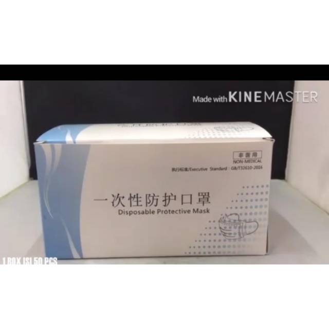 Masker 3ply KINE MASTER