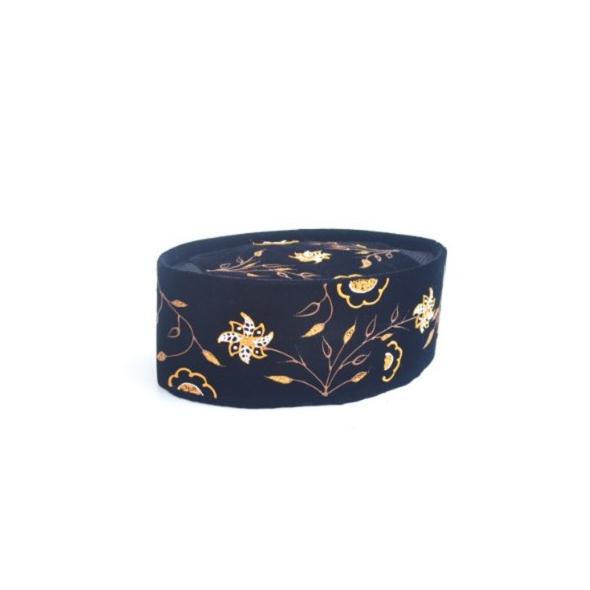 Ramli Songkok Peci Hitam Lukis Motif Batik Jawa