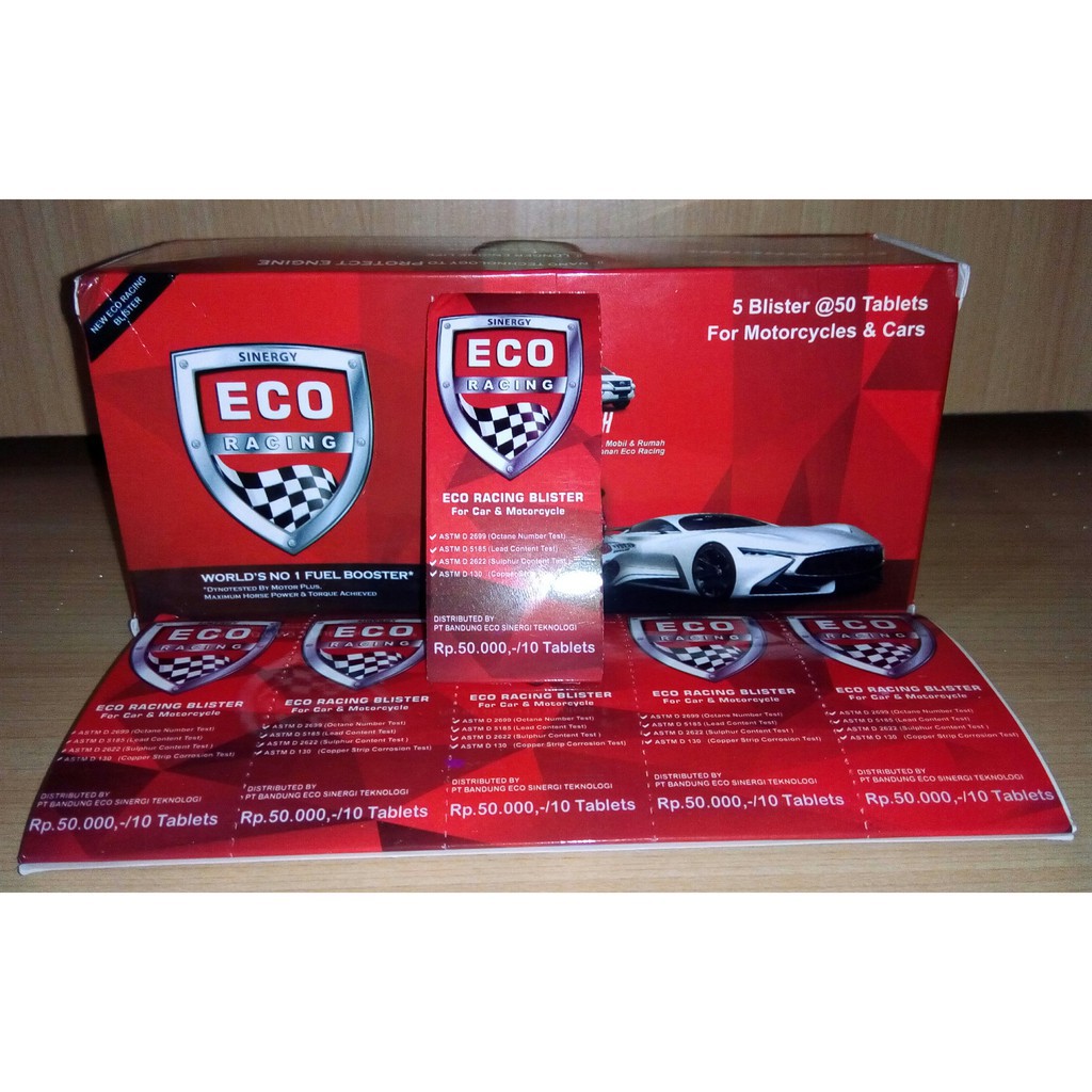 Produk ORIGINAL PT.BEST   Eco Racing Motor 10 tablet