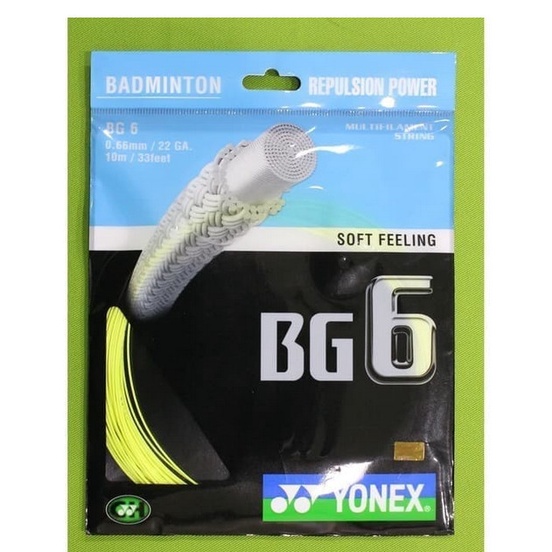 Senar Badminton Yonex Bg 6 Ch Original Bergaransi  #98