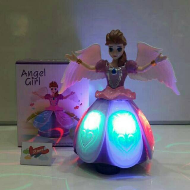 Boneka Angel Girl Snow Dance Elsa Kekinian