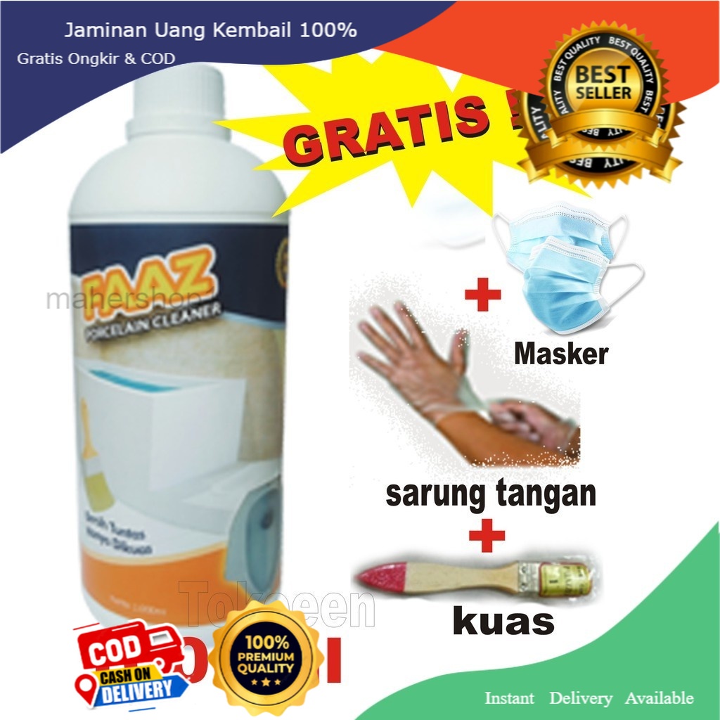 Faaz Pembersih Porcelain Cleaner Pembersih Keramik Kamar Mandi Faaz Cleaner Faaz 1000ml