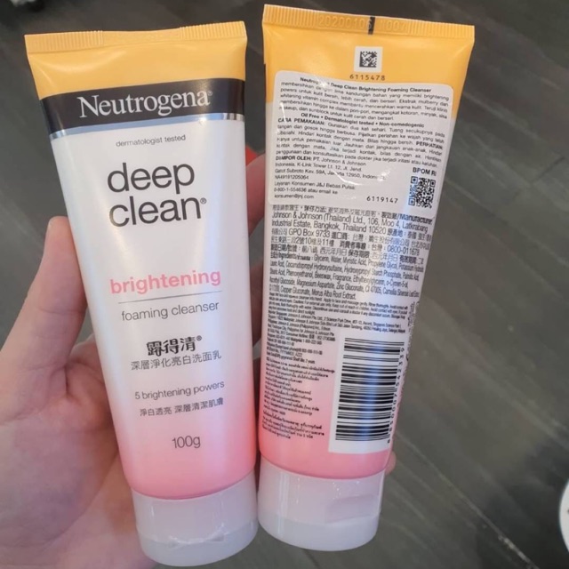 pencuci muka neutrogena brightening