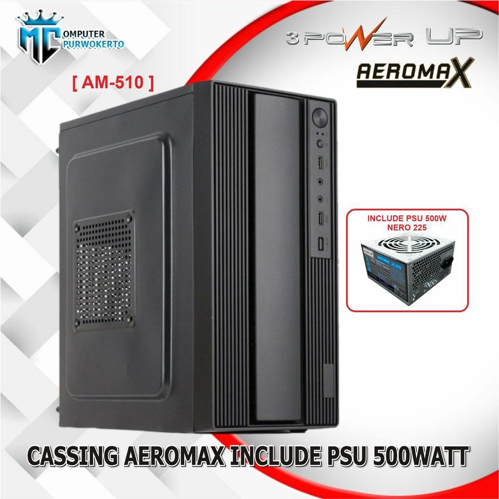 Casing PC 3Power Up AEROMAX AM-10 / AM-511 / AM-550 / AM-610 Include PSU 500W