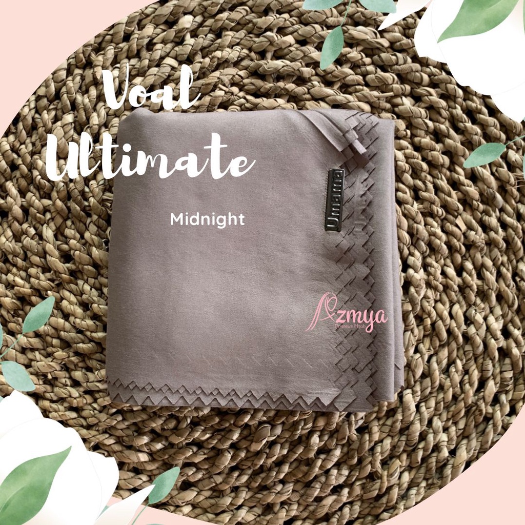 Jilbab Segiempat Voal Miracle Plain Umama VOAL ULTIMATE 110x110 PART 4-midnight