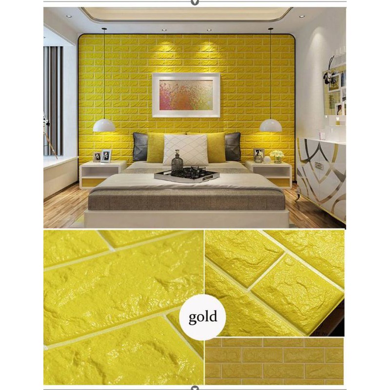 Wallpaper Dinding 3D Batu Bata