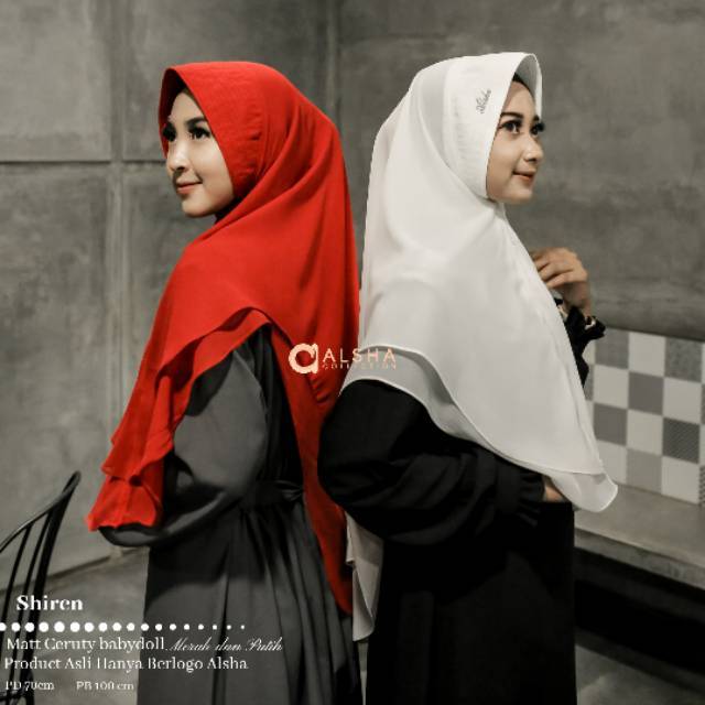 [ORIGINAL ALSHA] Jilbab Khimar Alsha Shiren