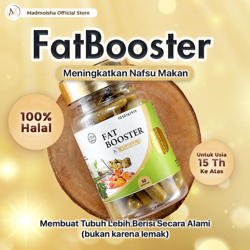 MADMOISHA FAT BOOSTER isi 50 PENGGEMUK Ampuh Menaikkan Berat badan 2-5kg