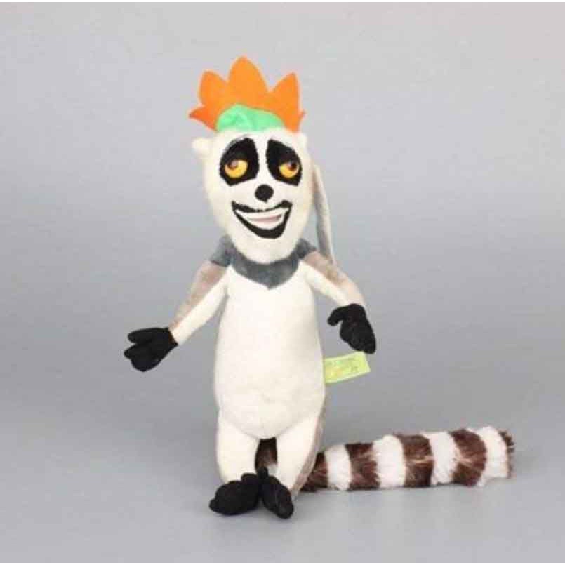 35cm Madagascar Character Plush Toys Gloria Penguin Marty Alex Melman Julien Toys