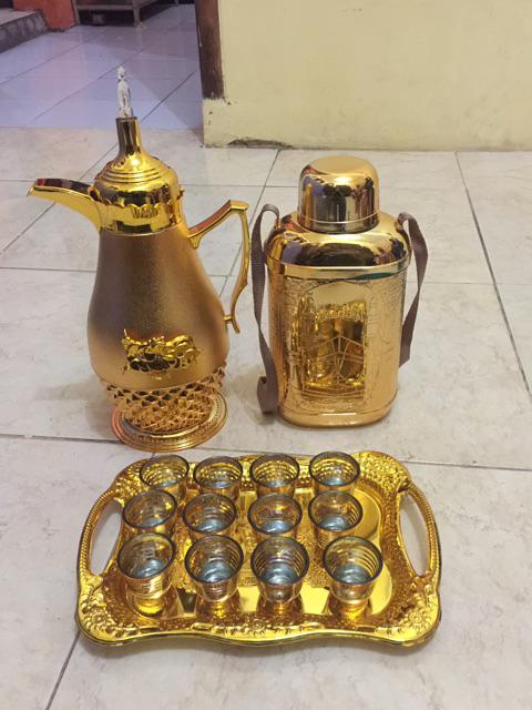 Termos Arab Air Zamzam 1 Liter Warna Emas