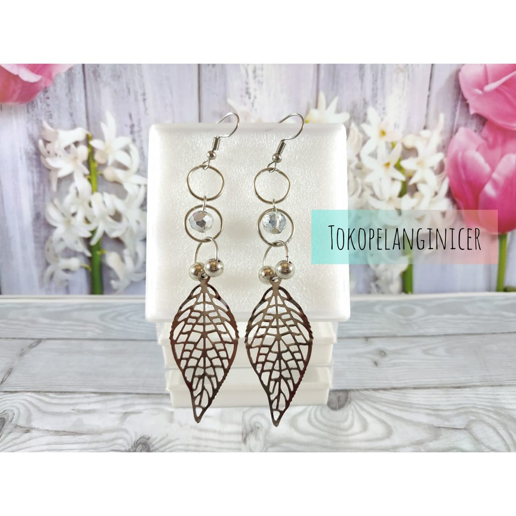 Anting Korea Kekinian Anting Hijab fashion wanita Juntai panjang kekinian By Tokopelanginicer