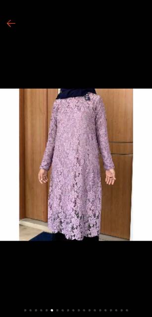 (DIJAMIN REALPICT) Tunik Brukat Corneli Gliter  ! TUNIK PREMIUM LACE FARAH ANDIRA AMELIA LUCIA!!!