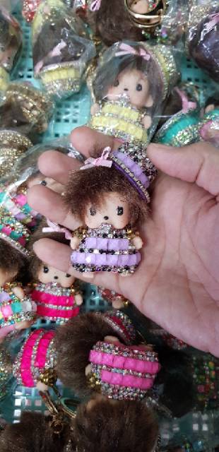 Monchichi Baby Girl doll bagcharm