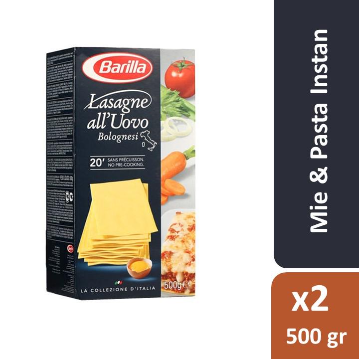 Barilla Lasagne Uovo 500gr X2 Shopee Indonesia