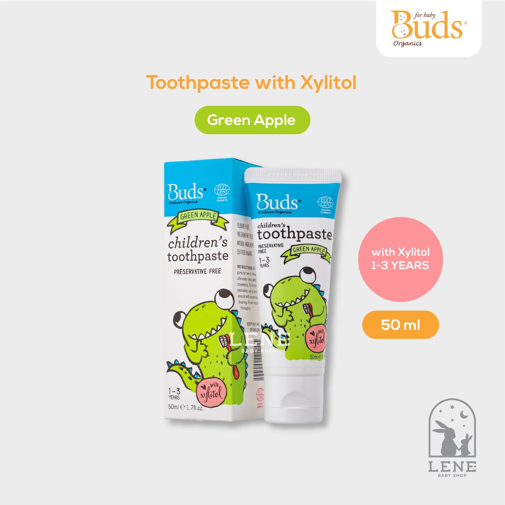 Buds Organics Toothpaste With Xylitol (1-3y) 50ml