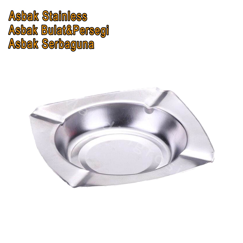 Asbak Stainless *Asbak * Asbak Rokok *Asbak Serbaguna