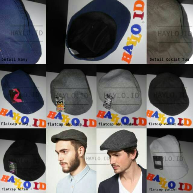 Topi Flatcap / Topi Pet / Vatino Cap / Topi Kodok Dewasa