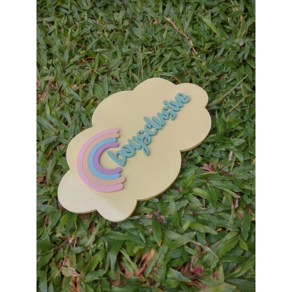 

Baby sign name Wooden board sign Custom nama anak