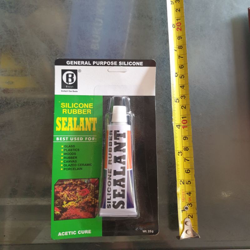 

Lem kaca silikon sealant silicone / aquarium tube odol BEST 35g (FS) (LEL)