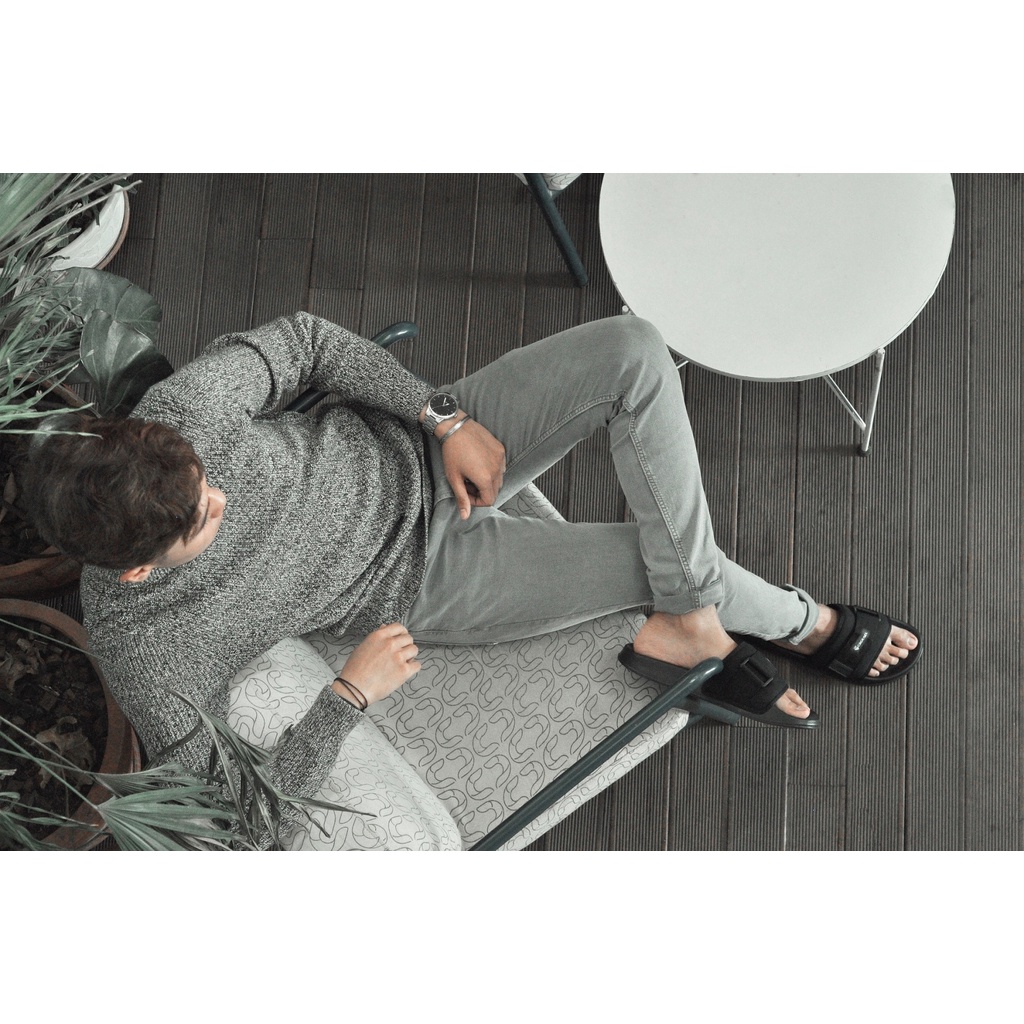 Crousel Sandal slop Casual \ Unisex - Santos Full Black-8