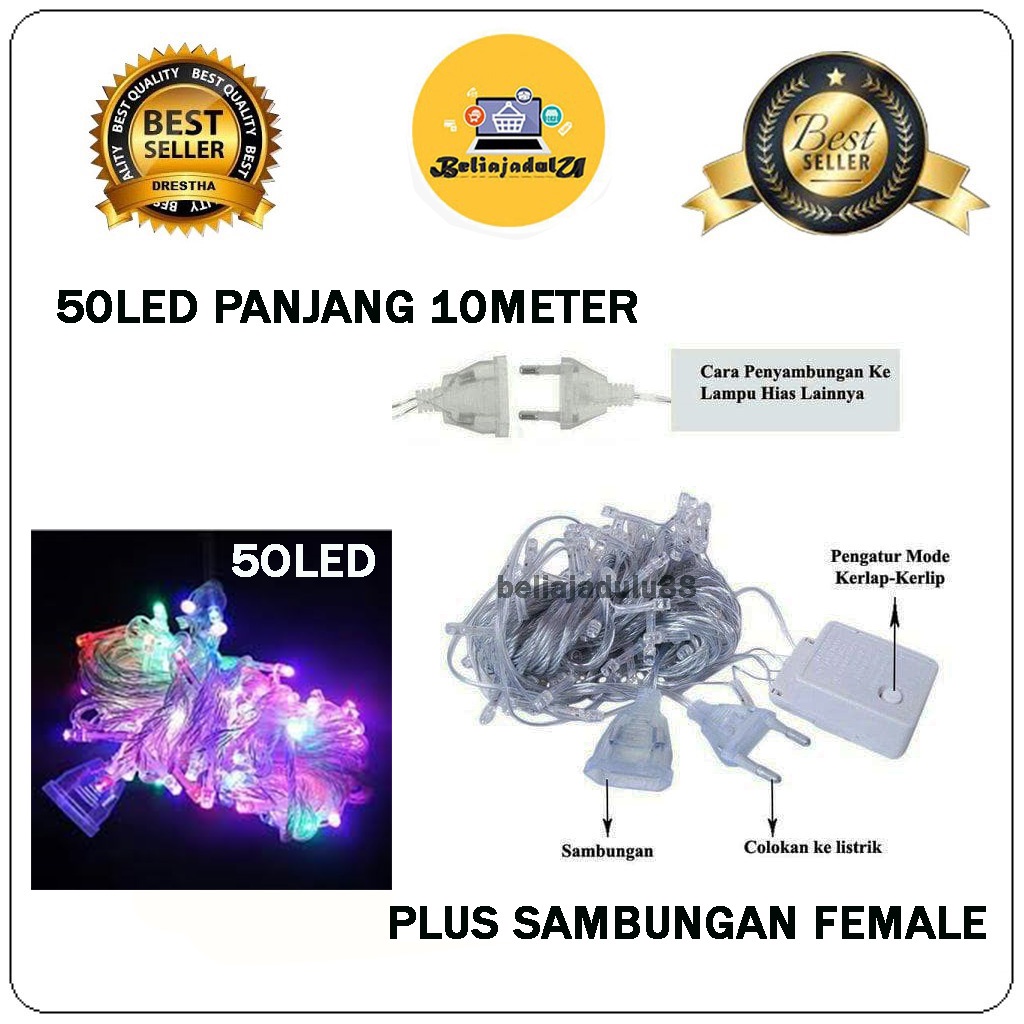 Beliajadulu88 Lampu Natal led tumblr 10M  | tumblr light | lampu hias led | lampu dekorasi