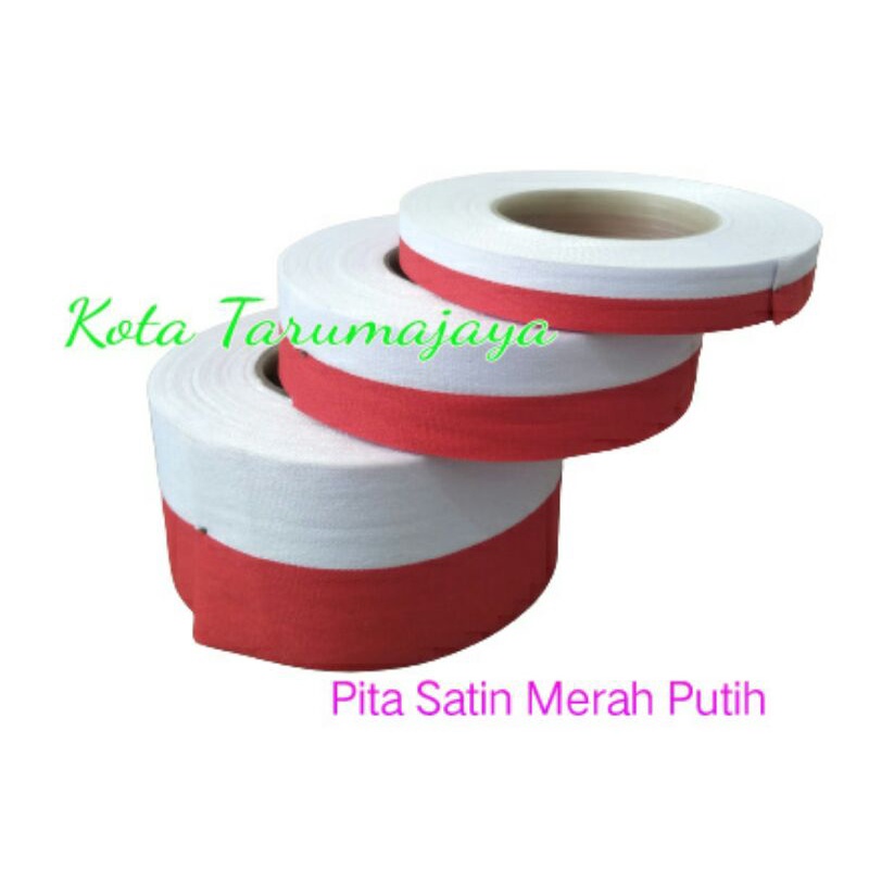 

Pita Merah Putih 1/2" 1" 2"inc 18meter