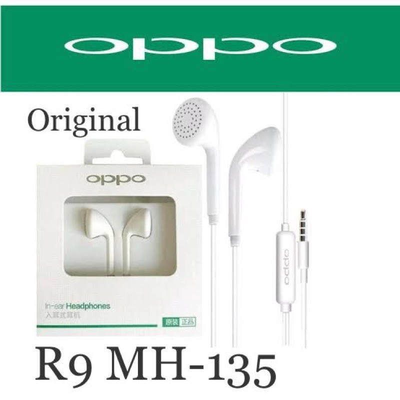 PROMO HANDSFREE OPPO MH135 / R9 ORIGINAL SUARA PALING JERNIH DI KELASNYA