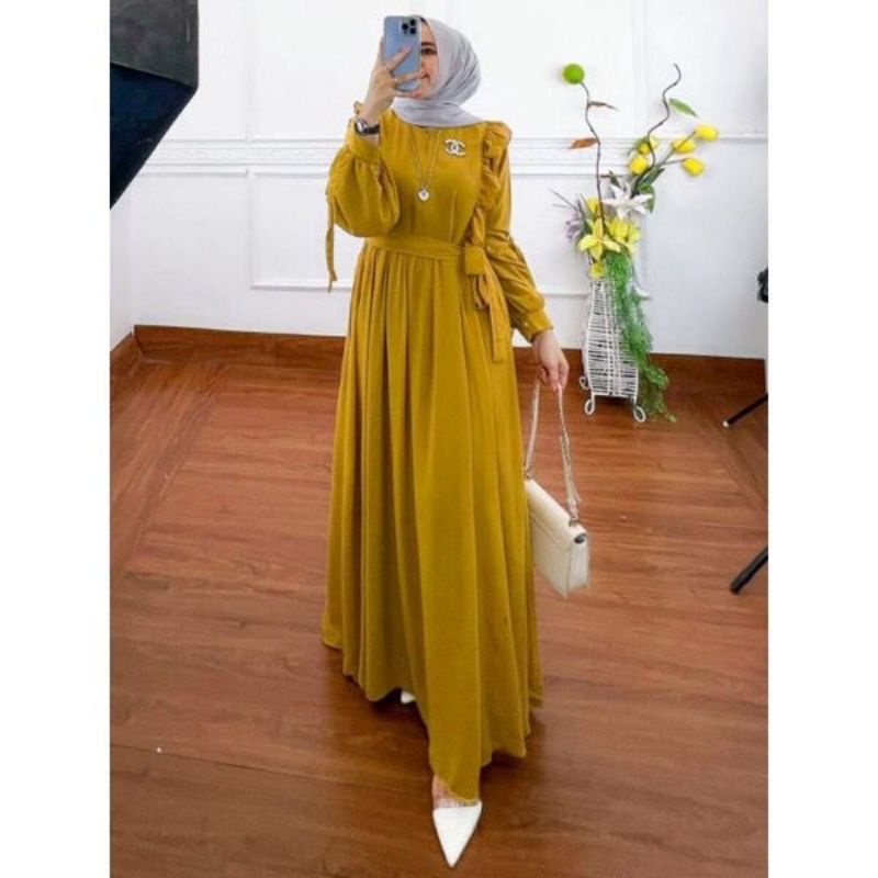 DRESS MUSLIM, baju wanita, baju gamis, dress, gamis, Baju gamis, fashion wanita, Allora Dress