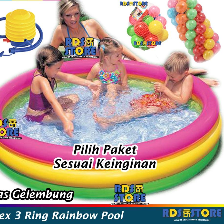 ➭ Intex Kolam Renang Anak Mandi Bola Ukuran Besar ℗