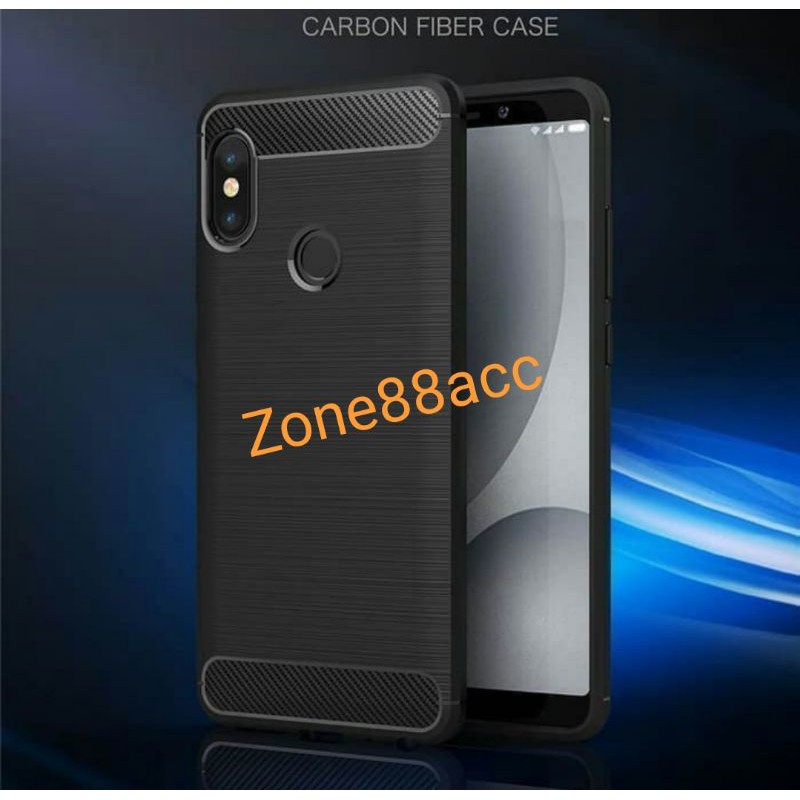 Silicon Case Redmi Note 6 Note 6 Pro Softcase iPAKY Carbon Casing Cover TPU