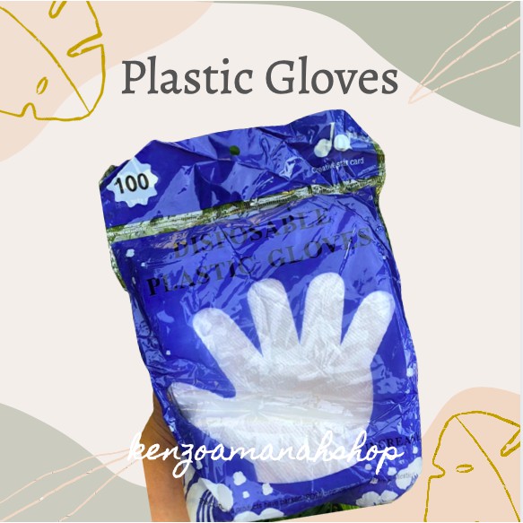 sarung tangan plastik isi100 DISPOSABLE PLASTIKE DLOVES