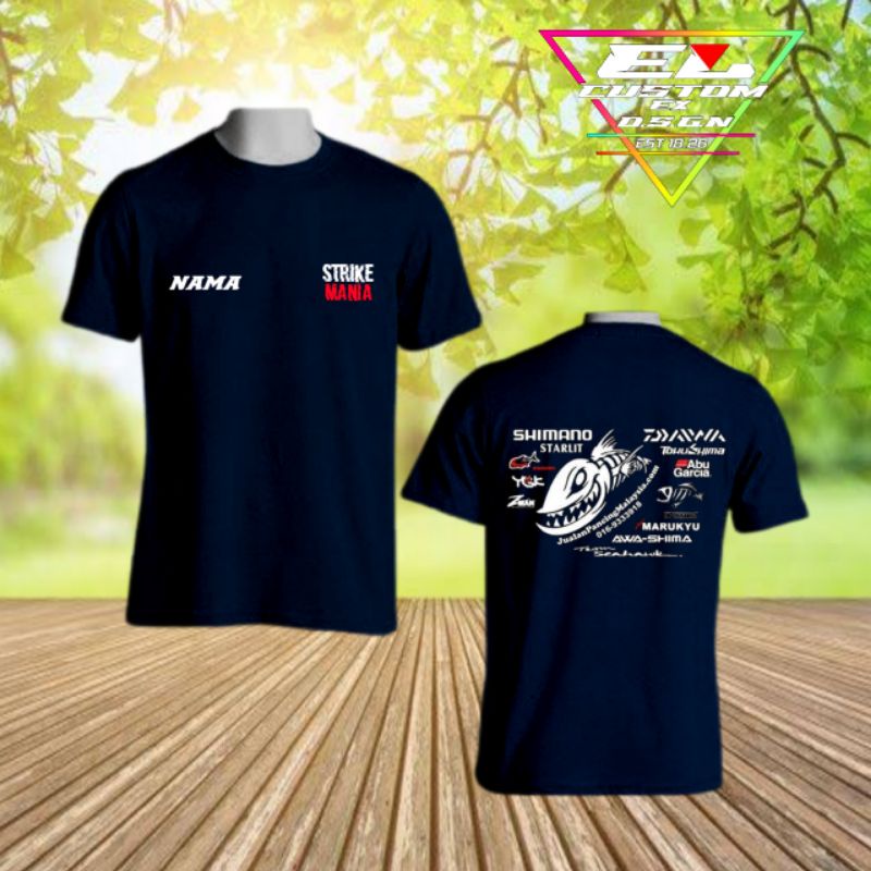 KAOS MANCING PREMIUM || BISA CUSTOM NAMA,LOGO,TULISAN || BAJU MANCING TERBARU
