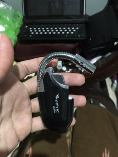 Terlaris! Sudah Terisi Gas Korek Mewah Korek Telescopic Api Las Fleksibel + Led