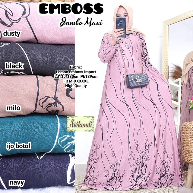 EMBOSS JUMBO MAXI BY SRIKANDI