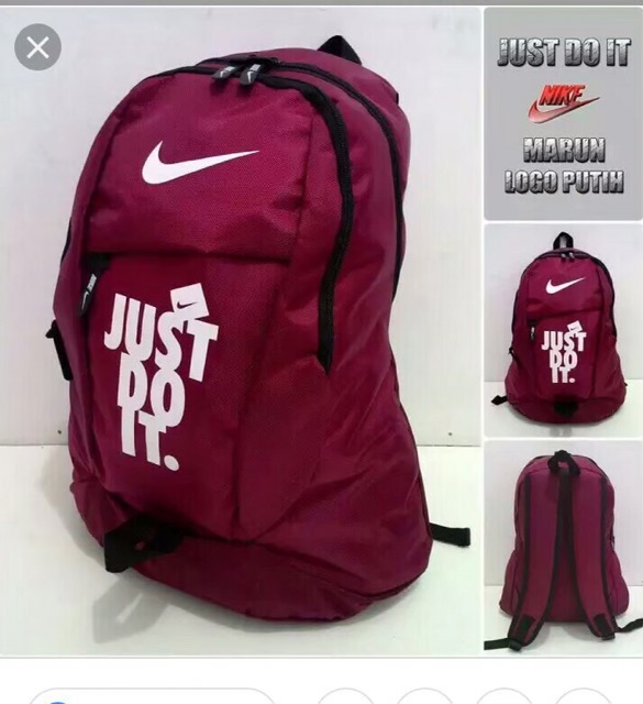 Ransel nike ransel just do it backpack pria ransel pria ransel laptop tas laptop Produk Imitasi/KW