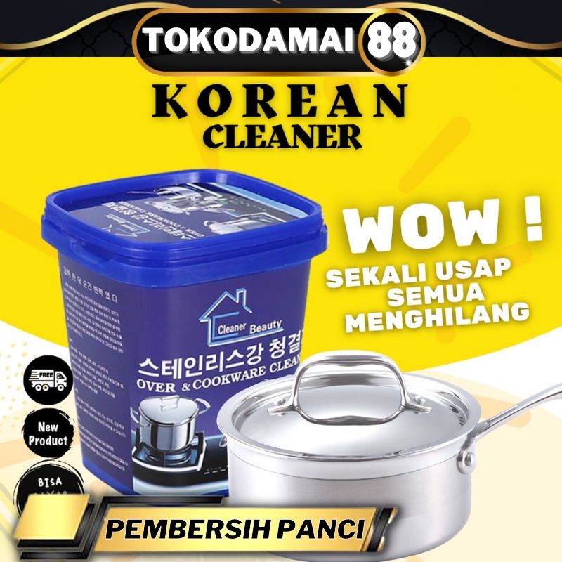 Korean Cleaner Beauty Cookware Pembersih Stainless Steel Panci Teflon Noda Gosong Kran Wastafel Velg