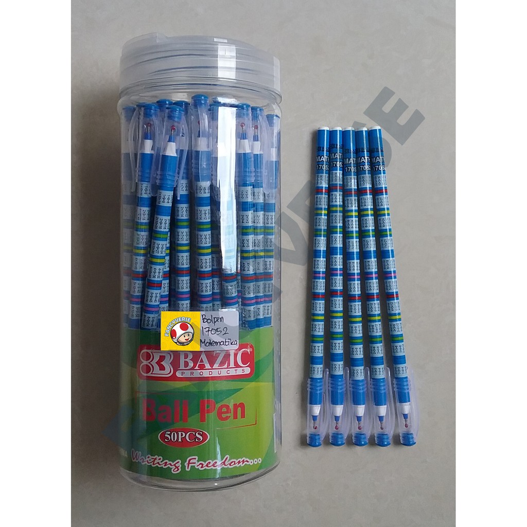 

Bolpen Gel Motif Matematika BZ 17052 / Ballpoint Ball Pen Pulpen Pena