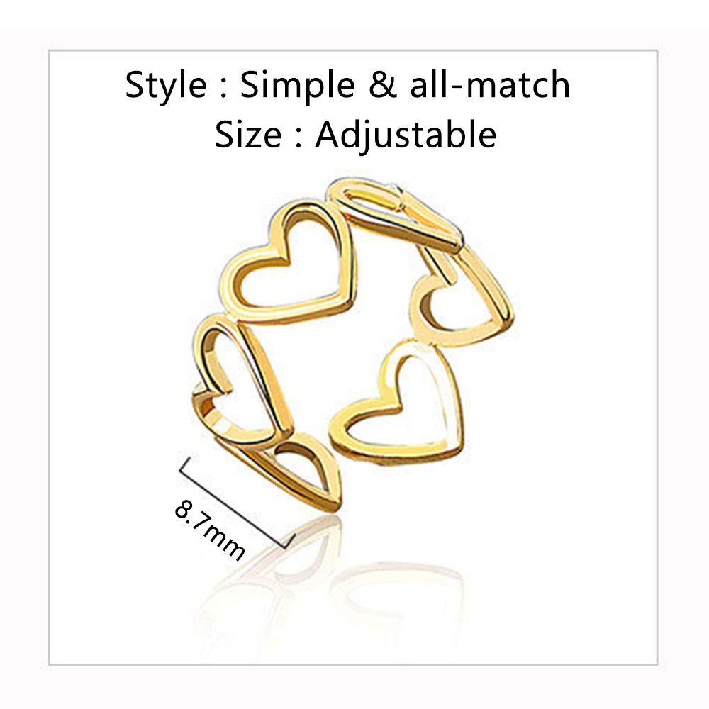 Cincin LILY Populer Adjustable Simple Hollowout