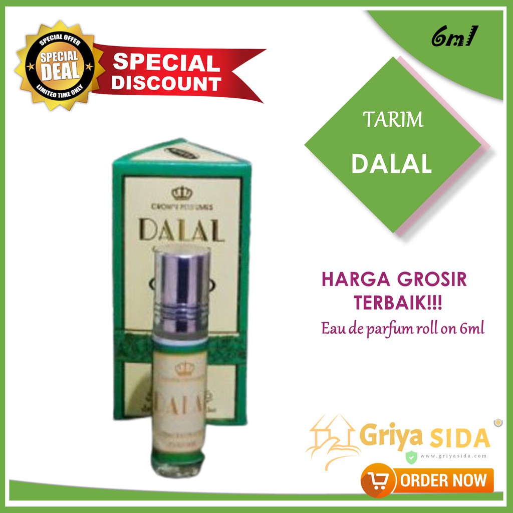 Parfum dalal 6ml tarim minyak wangi aroma mirip al rehab PROMO!