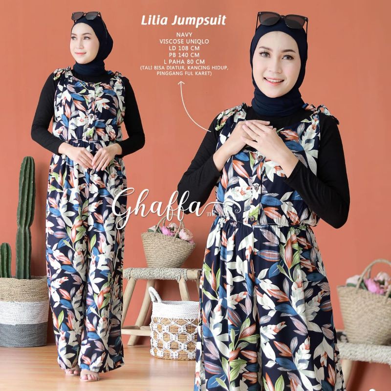 Restock LILIA JUMPSUIT BY GHAFFA