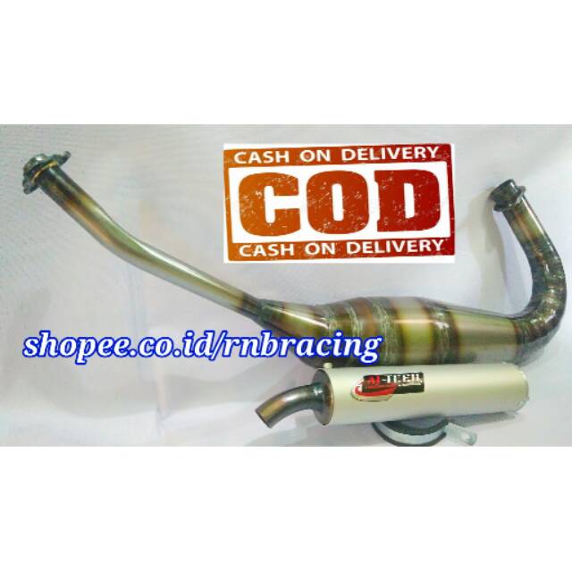 Knalpot Ninja R RR SS Plat Karat Aitech