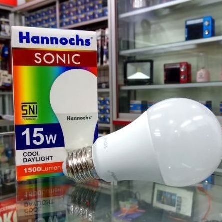 Lampu led hannochs sonic 15 watt nyala putih