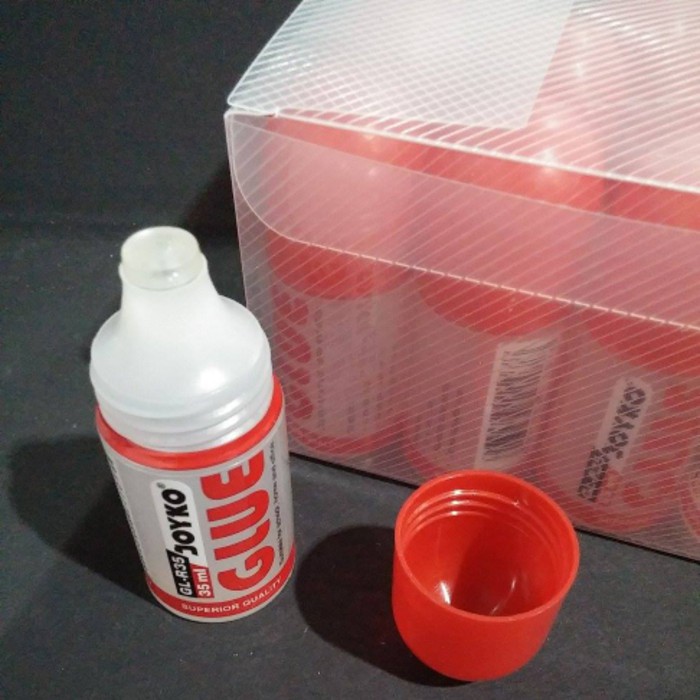Lem Kertas Cair Botol Bening Alat Tulis Sekolah Murah Praktis Mudah DIY Slime